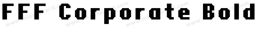 FFF Corporate Bold字体转换